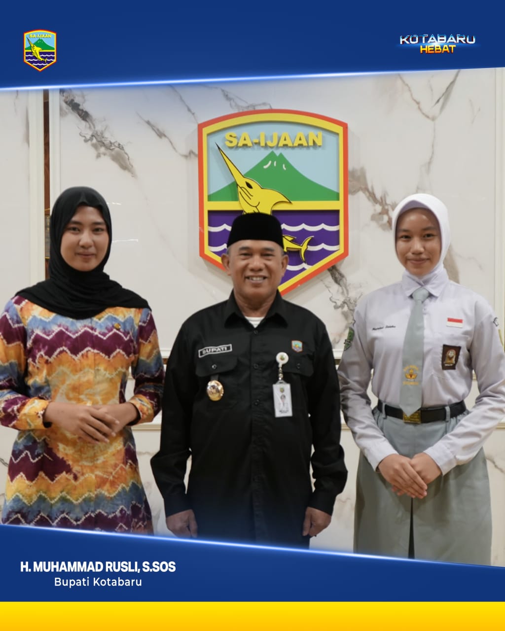 Bupati Kotabaru Bangga, Maratus Soleha Melaju ke Seleksi Paskibraka Tingkat Pusat