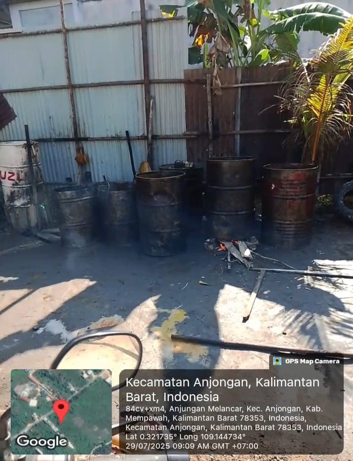 Diduga Gudang CPO Ilegal Milik ( P ) Di Anjungan Kebal Hukum, Aparat Penegak Hukum Terkesan Tutup Mata.