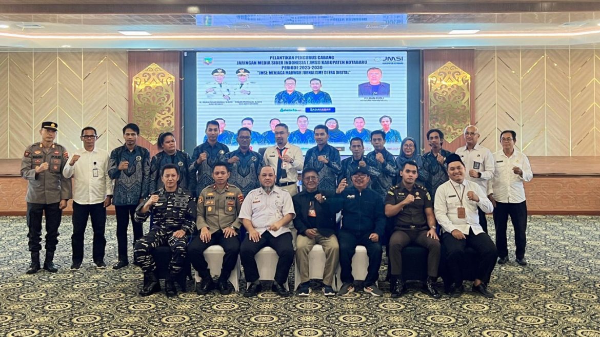 Pemkab Kotabaru Hadiri Pelantikan Pengurus JMSI Kotabaru 2025–2030