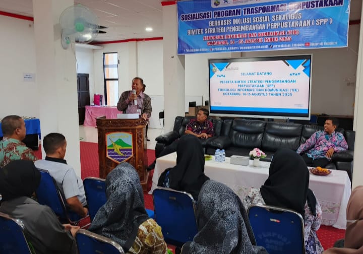 Pemkab Kotabaru Gelar Sosialisasi Transformasi Perpustakaan Berbasis Inklusi Sosial