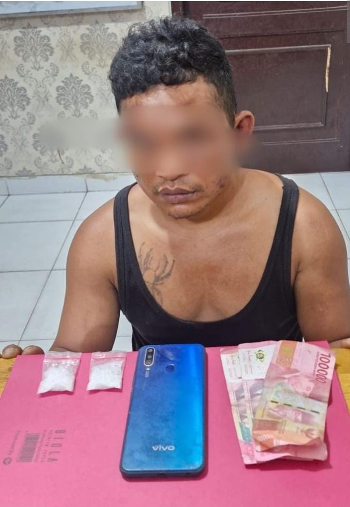 Satnarkoba Polres Siak Gagalkan Peredaran Shabu di Minas, Bandar Ditangkap dengan Barang Bukti 9,77 Gram