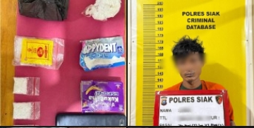 Satresnarkoba Polres Siak Tangkap Pengedar Shabu Dan Sita BB 14,14 Gram di Kandis