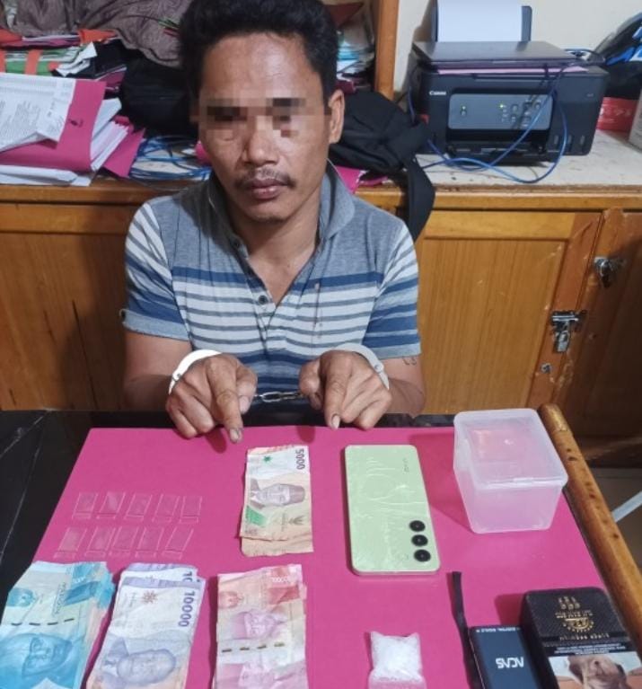 Polisi Tangkap Bandar Shabu di Minas Barat, 5,06 Gram Barang Bukti Diamankan