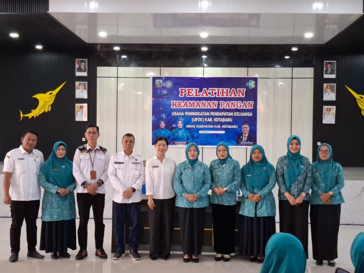 Dinkes dan PKK Kotabaru Gelar Pelatihan Keamanan Pangan, Dorong Produk Lokal Lebih Aman dan Berkualitas