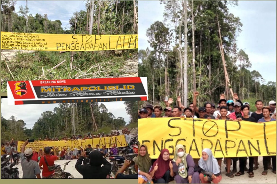 Warga Sungai Tengah Marah dengan Ulah Oknum Perangka Dese Telah Jual Belikan Lahan Hutan Produksi