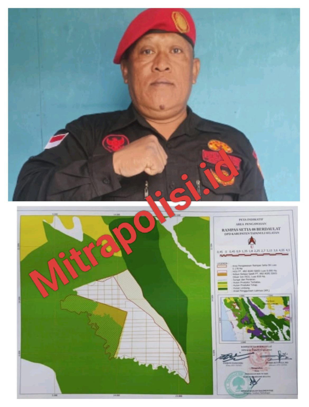 Rampas Setia 08 Soroti Lahan Plasma dan Konservasi PT. ANJ Agri Siais – First Resource Di Tapsel