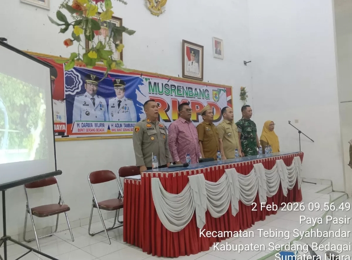 Kapolsek Tebing Tinggi AKP Andi Rahmadsyah, S.H, M.H Hadiri Musrenbang RKPD T.A. 2027