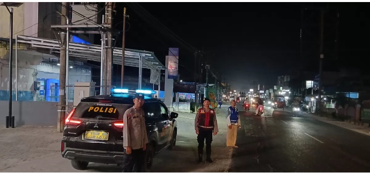 Antisipasi Geng Motor Polsek Indrapura Perkuat Patroli Mobile