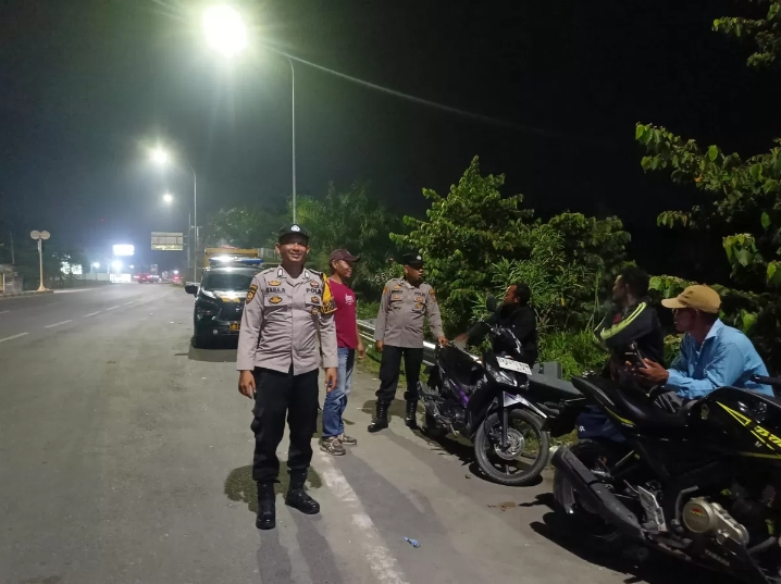 Polsek Indrapura Perkuat Patroli Malam Cegah Aksi Kriminal