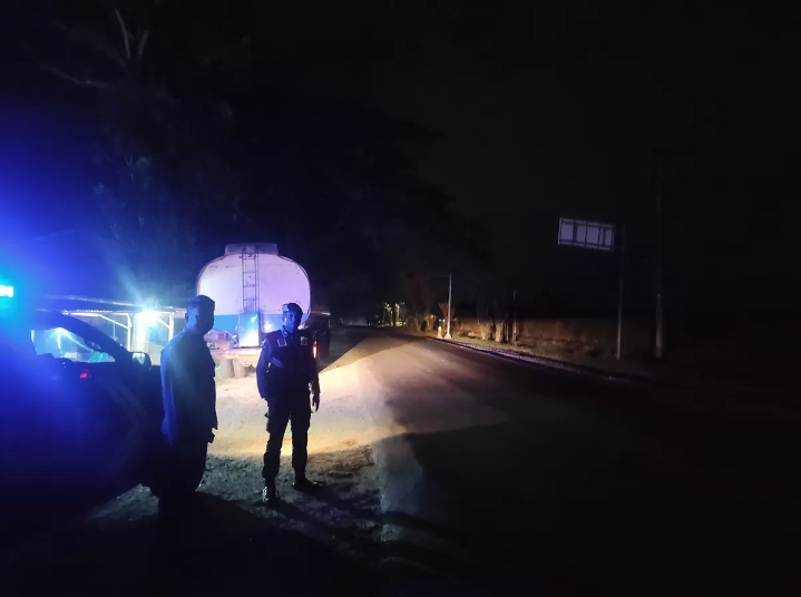 Polres Batu Bara Patroli Malam Cegah Aksi Kejahatan Jalanan