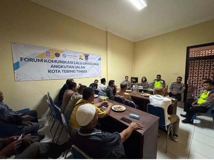 Satlantas Polres Tebing Tinggi Ramah Tamah dan Berbuka Puasa Bersama Wartawan