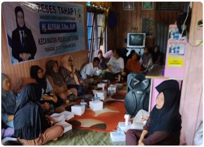 Hj. Alfisah, S.Sos., M.AP, Melaksanakan Reses Di Dua Kecamatan, Pulau Laut Utara Dan Pulau Laut Timur