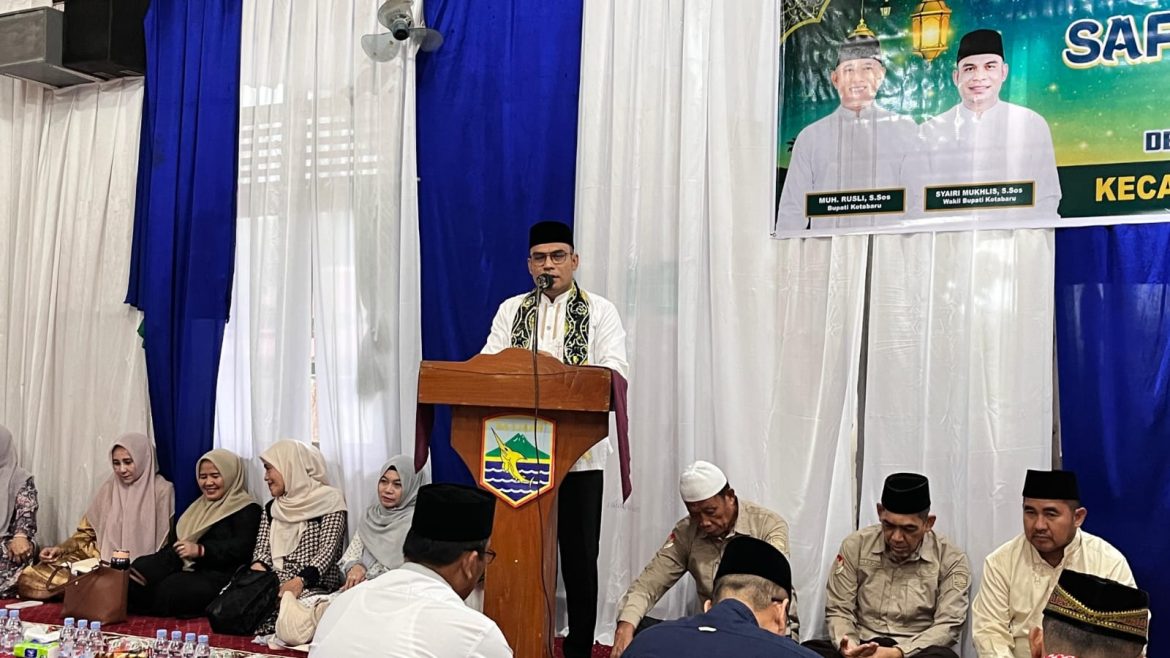 Pererat Silaturahmi, Pemkab Kotabaru Gelar Safari Ramadhan di Desa Mekarpura