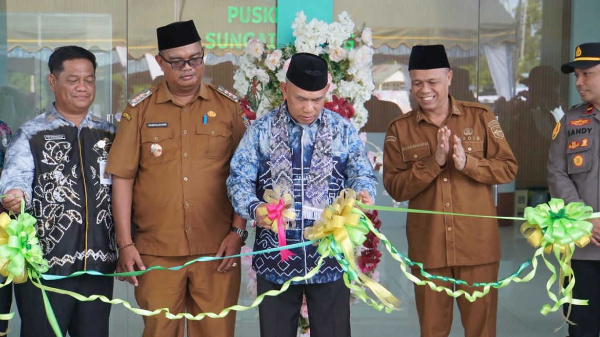 Tingkatkan Layanan Kesehatan Masyarakat ,Bupati Kotabaru Resmikan Lima Buah Puskesmas