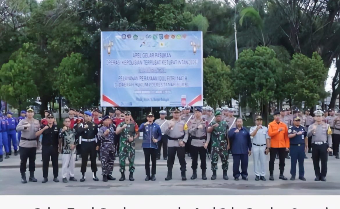 Polres Tanah Bumbu Menggelar Apel Pasukan Operasi Ketupat Intan 2026