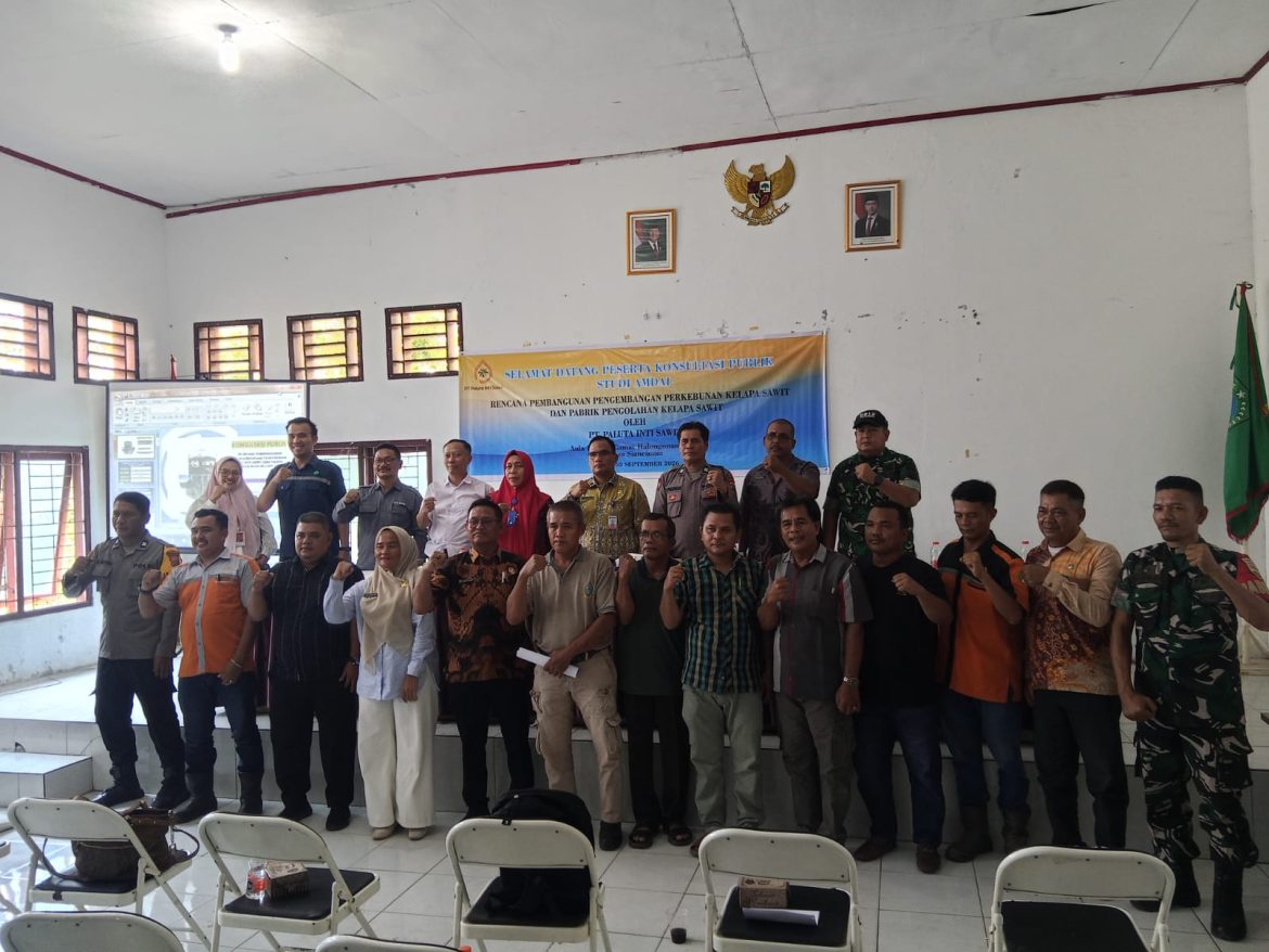 PT PIS Gelar Konsultasi Publik Studi AMDAL Rencana Pengembangan Perkebunan dan Pabrik Kelapa Sawit